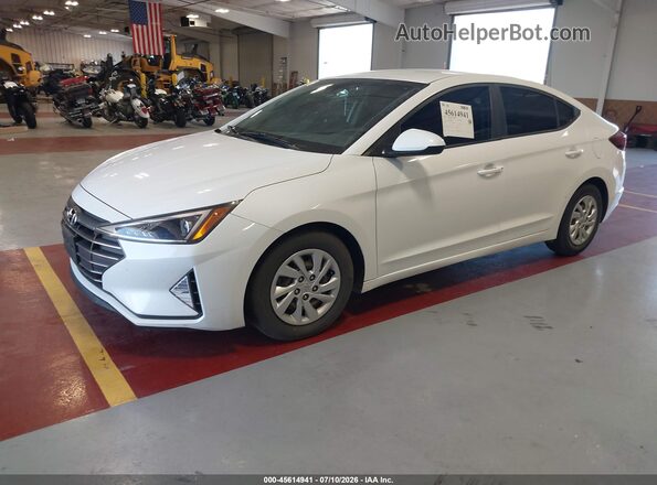 5NPD74LF8LH608845 2020 HYUNDAI ELANTRA White Vista tres cuartos delantera izquierda