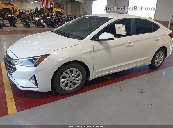 5NPD74LF8LH608845 2020 HYUNDAI ELANTRA White Vista del cuadro de instrumentos