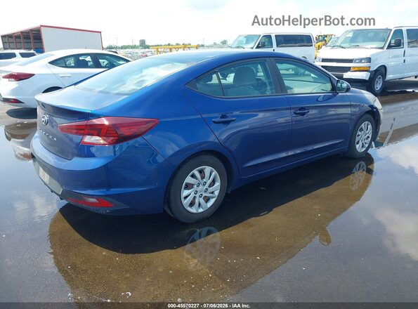 5NPD74LF8LH610465 2020 HYUNDAI ELANTRA Blue Trasero derecho