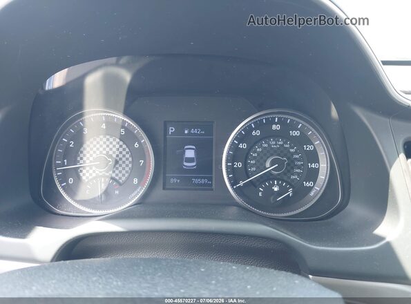5NPD74LF8LH610465 2020 HYUNDAI ELANTRA Blue Vista de los asientos traseros