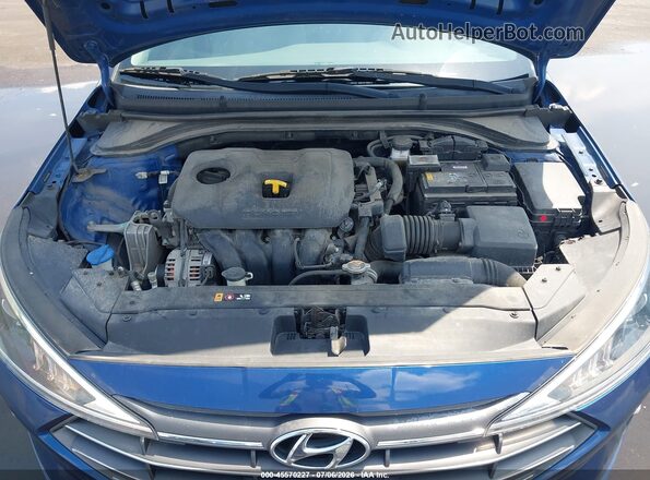 5NPD74LF8LH610465 2020 HYUNDAI ELANTRA Blue Vista trasera