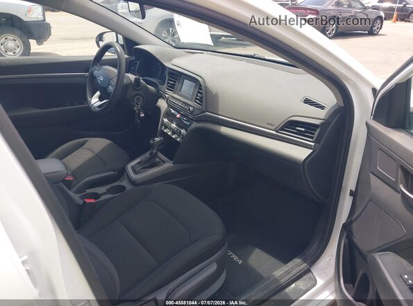 5NPD74LF8LH610823 2020 HYUNDAI ELANTRA White წინა სალონის ხედი
