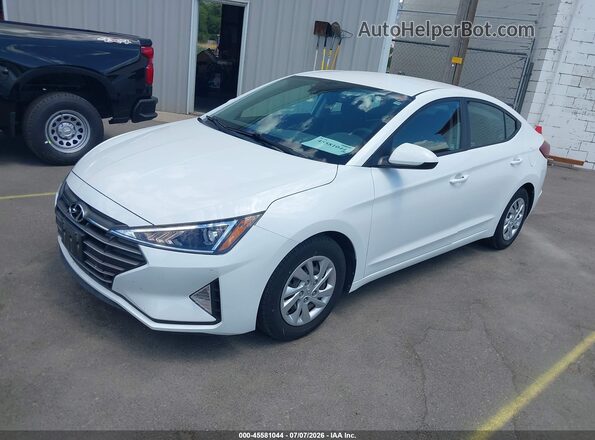 5NPD74LF8LH610823 2020 HYUNDAI ELANTRA White წინა მარცხენა ხედი სამი მეოთხედიდან