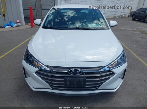 5NPD74LF8LH610823 2020 HYUNDAI ELANTRA White ხელსაწყოთა პანელის ხედი