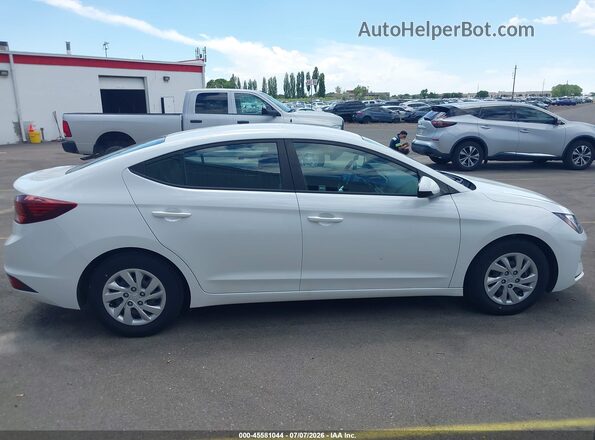 5NPD74LF8LH610823 2020 HYUNDAI ELANTRA White უკანა სალონის ხედი