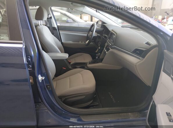 5NPD74LF8LH611289 2020 HYUNDAI ELANTRA Blue წინა სალონის ხედი