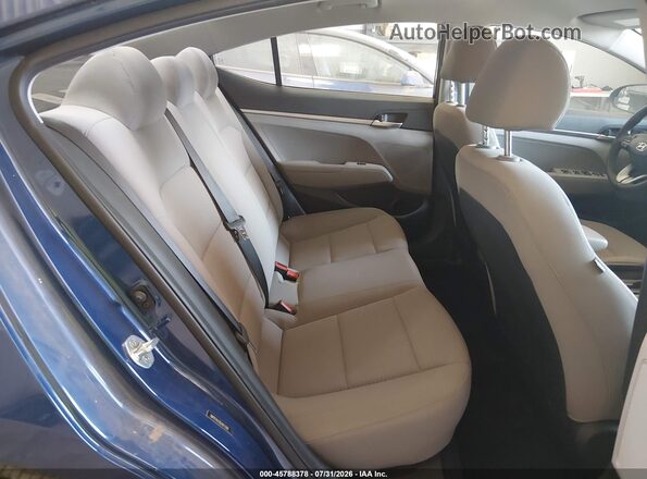 5NPD74LF8LH611289 2020 HYUNDAI ELANTRA Blue VIN კოდის სტიკერის ხედი