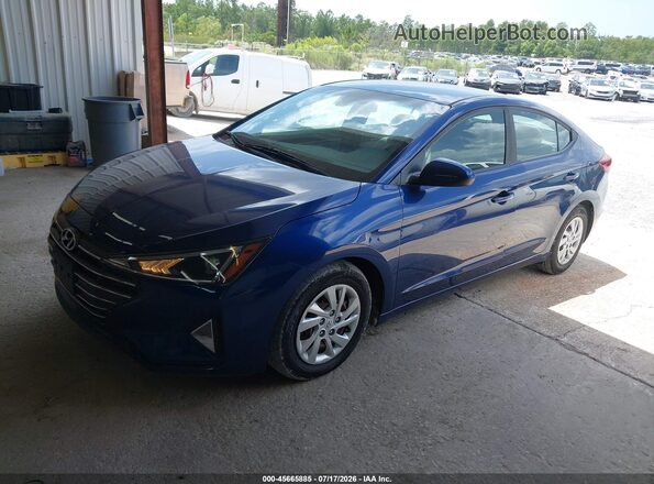 5NPD74LF8LH612300 2020 HYUNDAI ELANTRA Blue Vista tres cuartos delantera izquierda