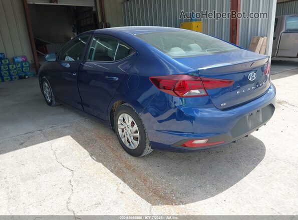 5NPD74LF8LH612300 2020 HYUNDAI ELANTRA Blue Trasero izquierdo
