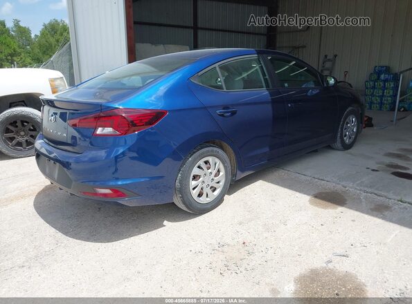 5NPD74LF8LH612300 2020 HYUNDAI ELANTRA Blue Trasero derecho
