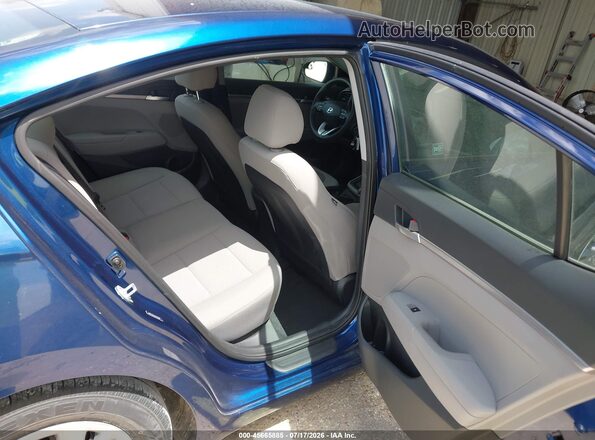 5NPD74LF8LH612300 2020 HYUNDAI ELANTRA Blue Vista de la etiqueta del VIN