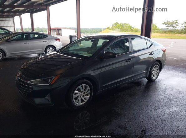 5NPD74LF8LH613267 2020 HYUNDAI ELANTRA Gray Առջևի ձախ երեք քառորդ տեսարան