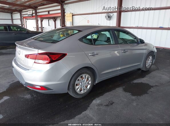 5NPD74LF8LH613298 2020 HYUNDAI ELANTRA Silver Задня права чверть