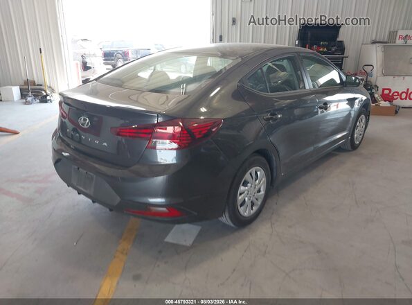 5NPD74LF8LH613334 2020 HYUNDAI ELANTRA Gray Задня права чверть