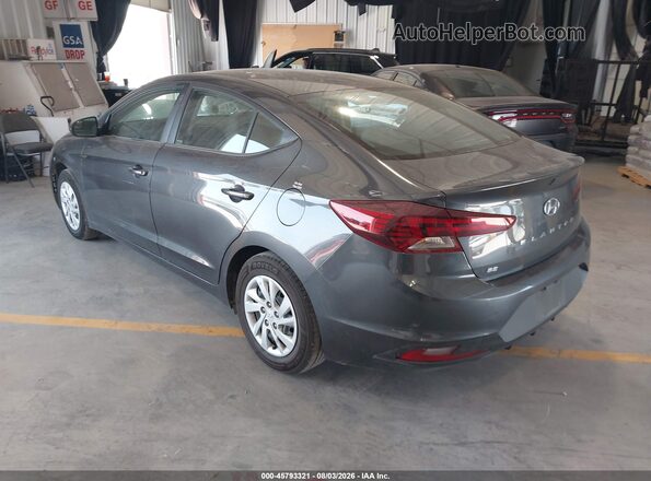 5NPD74LF8LH613334 2020 HYUNDAI ELANTRA Gray Задня ліва чверть