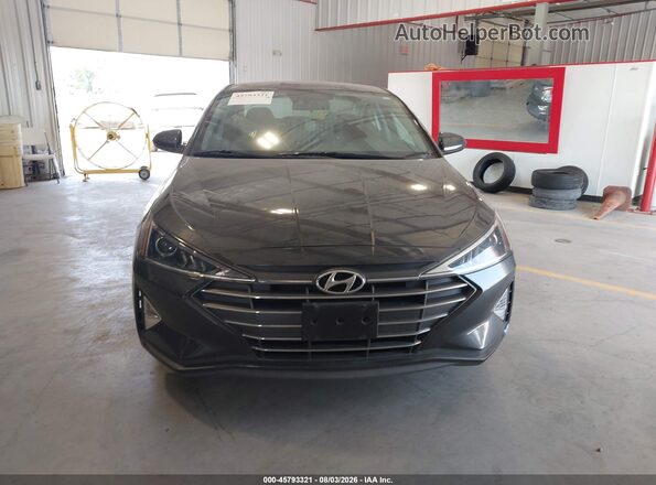 5NPD74LF8LH613334 2020 HYUNDAI ELANTRA Gray Вид щитка приладів