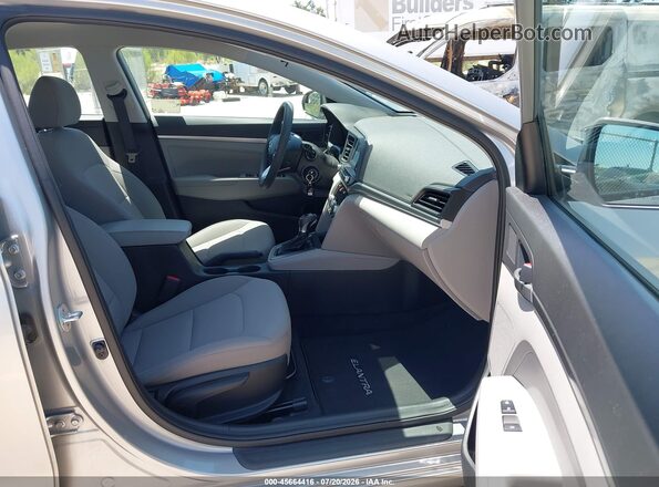5NPD74LF8LH613432 2020 HYUNDAI ELANTRA Silver Widok wnętrza z przodu