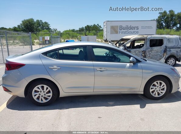5NPD74LF8LH613432 2020 HYUNDAI ELANTRA Silver Widok wnętrza z tyłu