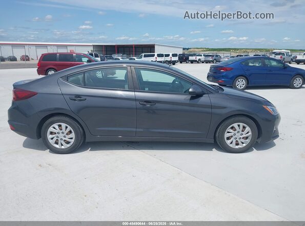 5NPD74LF8LH614810 2020 HYUNDAI ELANTRA Gray Widok wnętrza z tyłu