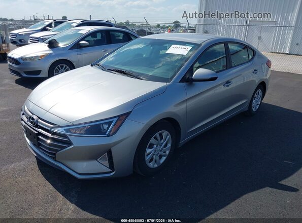 5NPD74LF8LH615780 2020 HYUNDAI ELANTRA Silver Vista tres cuartos delantera izquierda