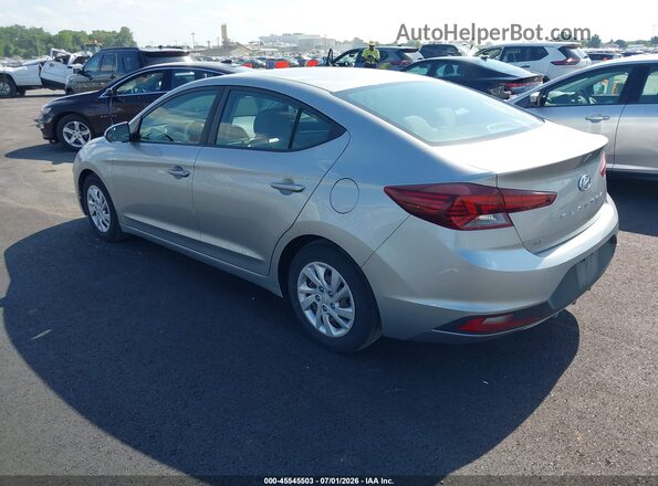 5NPD74LF8LH615780 2020 HYUNDAI ELANTRA Silver Trasero izquierdo
