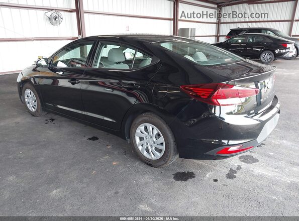 5NPD74LF8LH617867 2020 HYUNDAI ELANTRA Black Հետևի ձախ