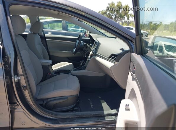 5NPD74LF8LH617951 2020 HYUNDAI ELANTRA Gray Front interior view
