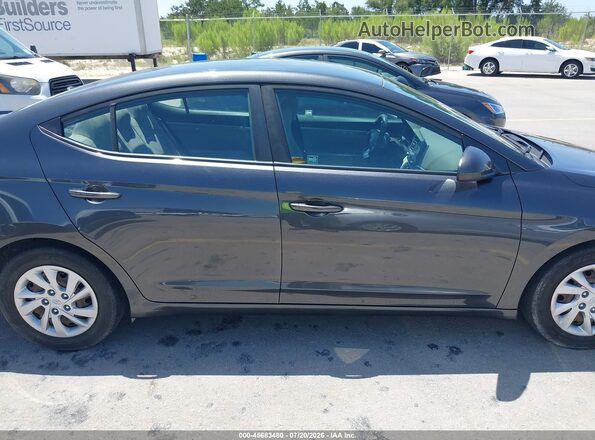 5NPD74LF8LH617951 2020 HYUNDAI ELANTRA Gray Rear interior view
