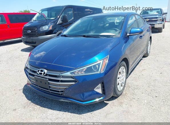 5NPD74LF8LH618193 2020 HYUNDAI ELANTRA Blue Вид спереду