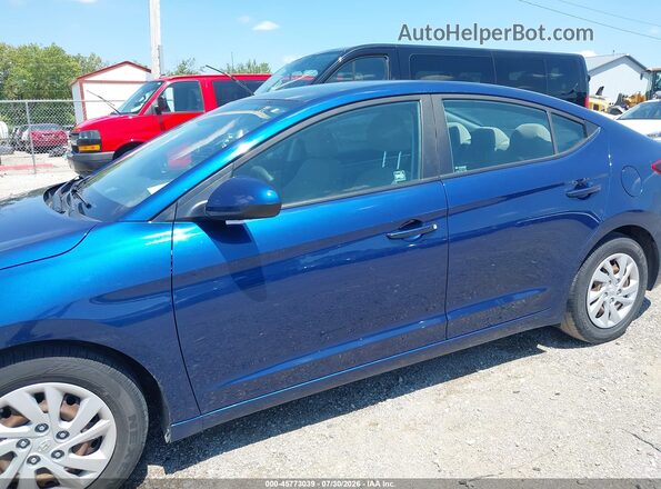 5NPD74LF8LH618193 2020 HYUNDAI ELANTRA Blue Панорамний вид салону 360°