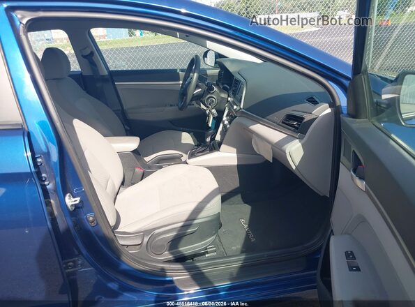 5NPD74LF8LH618212 2020 HYUNDAI ELANTRA Blue Vista interior delantera