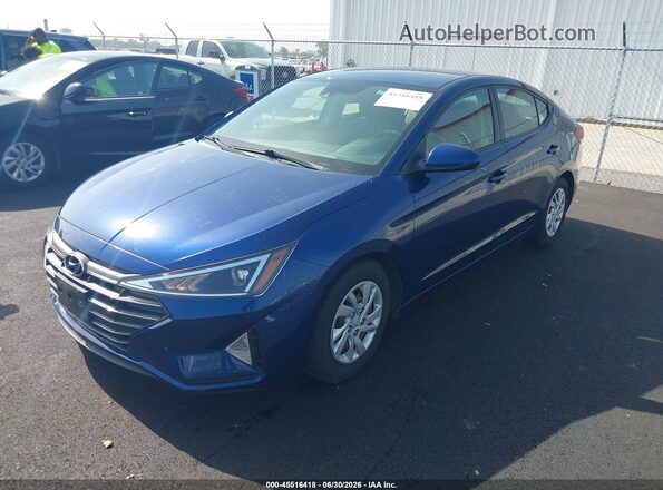 5NPD74LF8LH618212 2020 HYUNDAI ELANTRA Blue Vista tres cuartos delantera izquierda