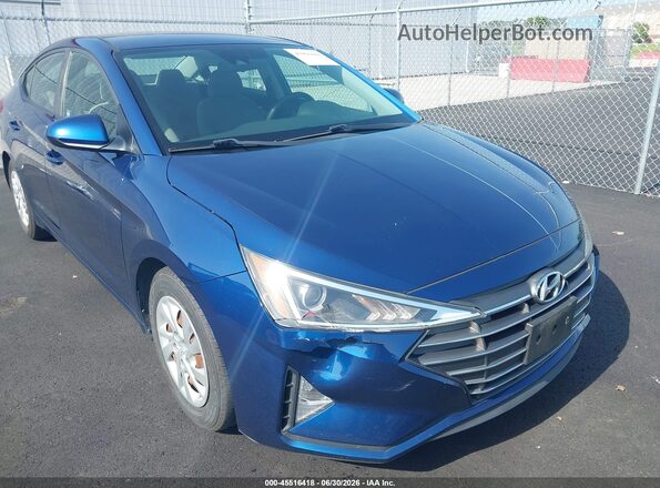 5NPD74LF8LH618212 2020 HYUNDAI ELANTRA Blue Vista frontal