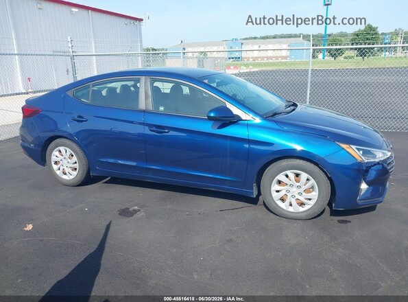 5NPD74LF8LH618212 2020 HYUNDAI ELANTRA Blue Vista interior trasera