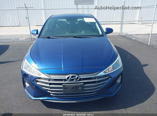 5NPD74LF8LH618212 2020 HYUNDAI ELANTRA Blue Vista del cuadro de instrumentos