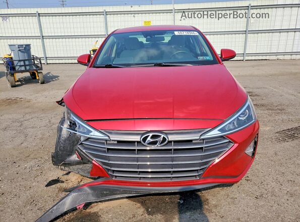 5NPD74LF8LH620543 2020 HYUNDAI ELANTRA Red Դիմացի տեսք