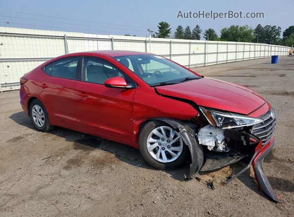 5NPD74LF8LH620543 2020 HYUNDAI ELANTRA Red Առջևի աջ