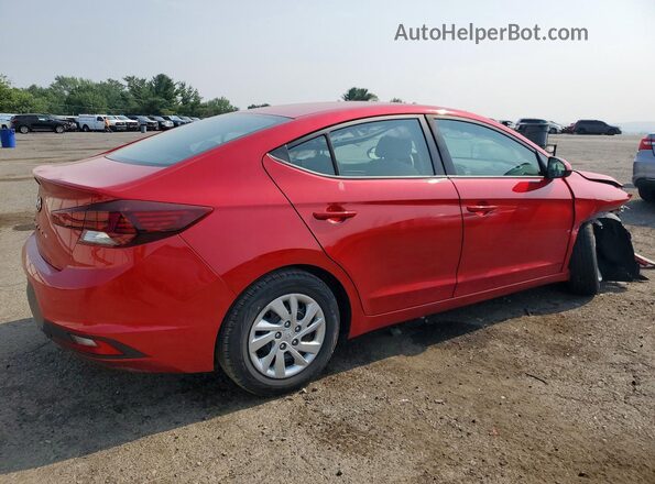 5NPD74LF8LH620543 2020 HYUNDAI ELANTRA Red Հետևի աջ