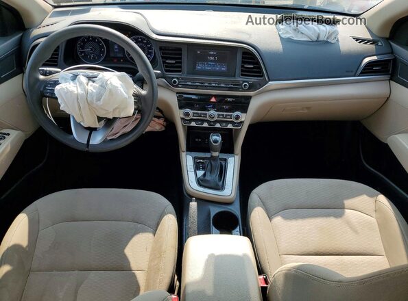 5NPD74LF8LH620543 2020 HYUNDAI ELANTRA Red Առջևի վահանակի տեսք
