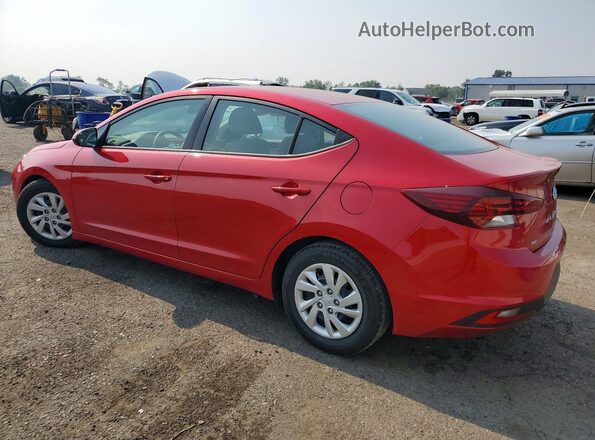 5NPD74LF8LH620543 2020 HYUNDAI ELANTRA Red Հետևի ձախ