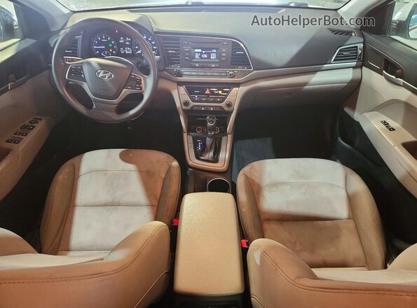 5NPD74LF9HH098917 2017 HYUNDAI ELANTRA White Vista del salpicadero