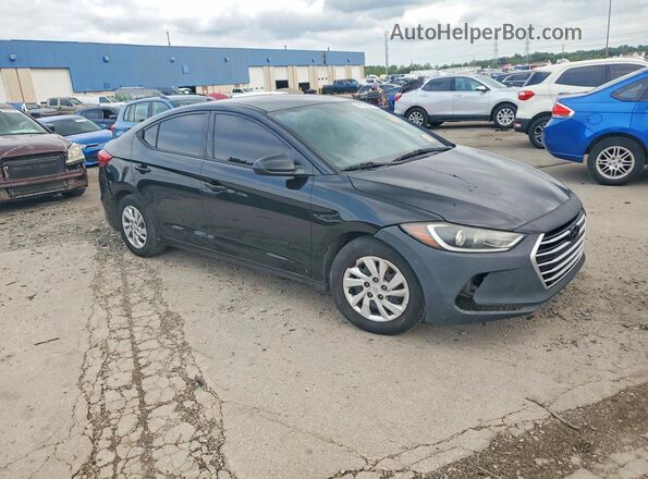 5NPD74LF9HH139742 2017 HYUNDAI ELANTRA Black Przód prawy