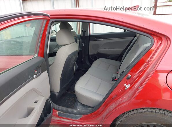 5NPD74LF9HH165189 2017 HYUNDAI ELANTRA Red Widok naklejki z numerem VIN