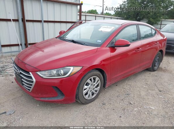 5NPD74LF9HH165189 2017 HYUNDAI ELANTRA Red Przód lewy