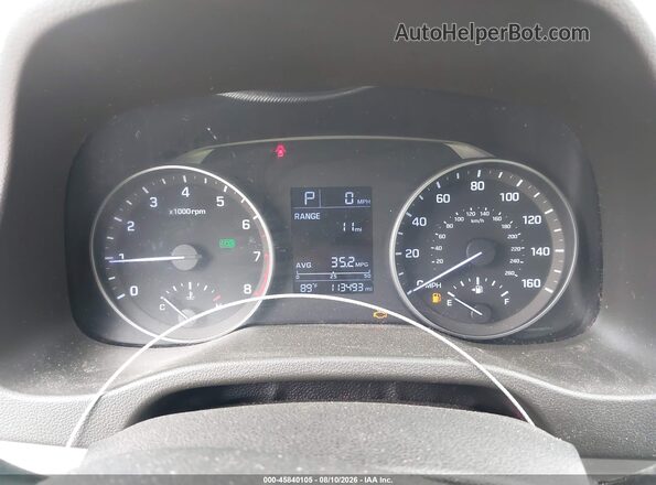 5NPD74LF9HH165189 2017 HYUNDAI ELANTRA Red Widok tylnych siedzeń