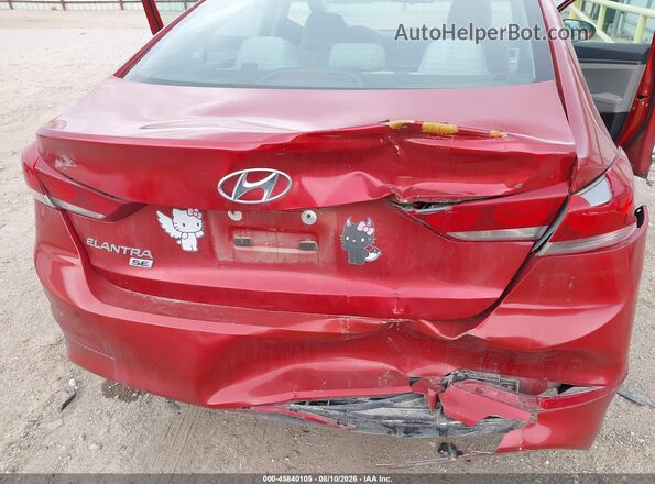 5NPD74LF9HH165189 2017 HYUNDAI ELANTRA Red Widok z przodu