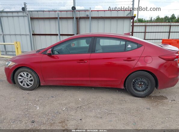 5NPD74LF9HH165189 2017 HYUNDAI ELANTRA Red Widok wnętrza 360 stopni
