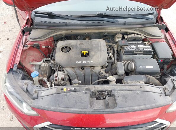 5NPD74LF9HH165189 2017 HYUNDAI ELANTRA Red Widok z tyłu