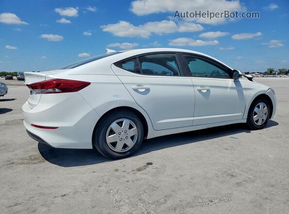 5NPD74LF9HH186155 2017 HYUNDAI ELANTRA White Tył prawy