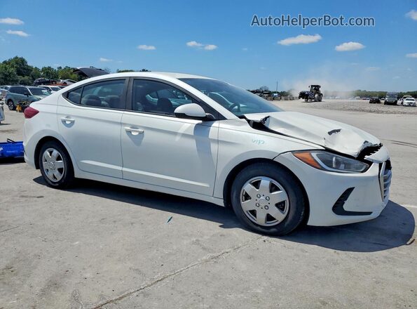 5NPD74LF9HH186155 2017 HYUNDAI ELANTRA White Przód prawy